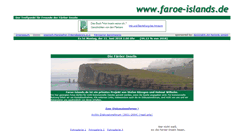 Desktop Screenshot of faroe-islands.de